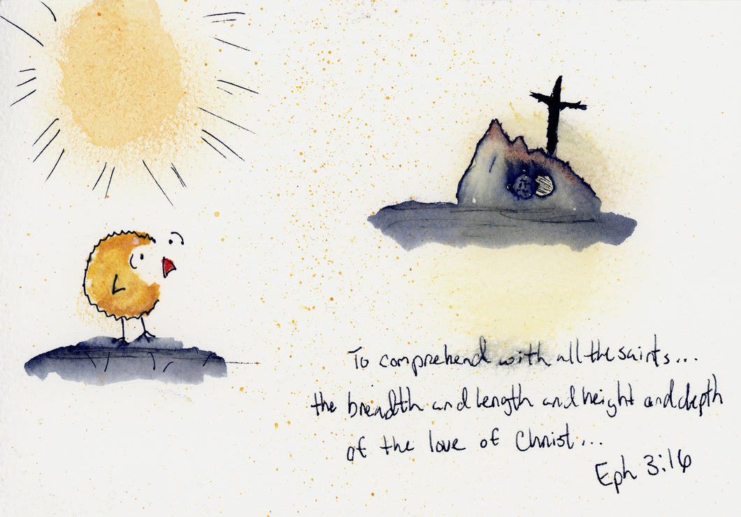To comprehend with all the saints... Eph 3:16